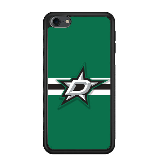 Hockey Dallas Stars NHL 002 iPod Touch 6 Case-Phone Case-Rubber White (2D Case)-Altracase