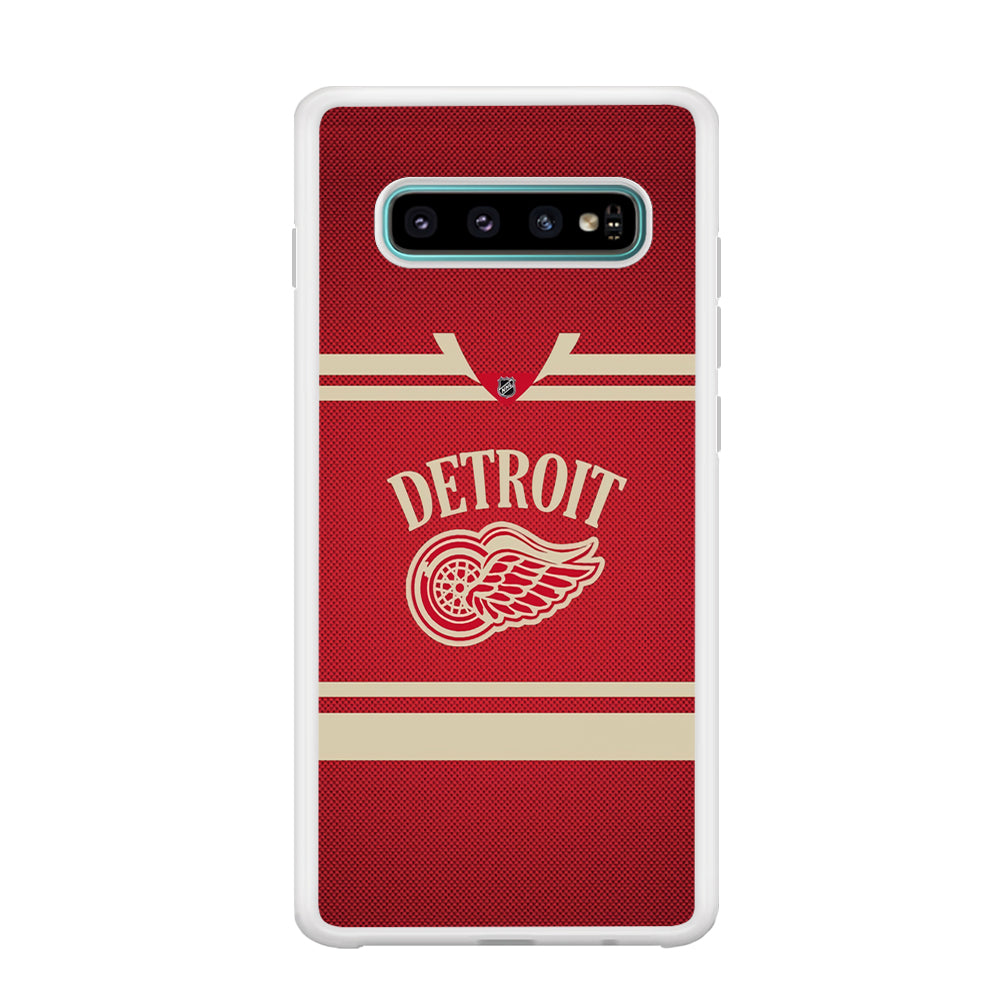 Hockey Detroit Red Wings NHL 002 Samsung Galaxy S10 Case