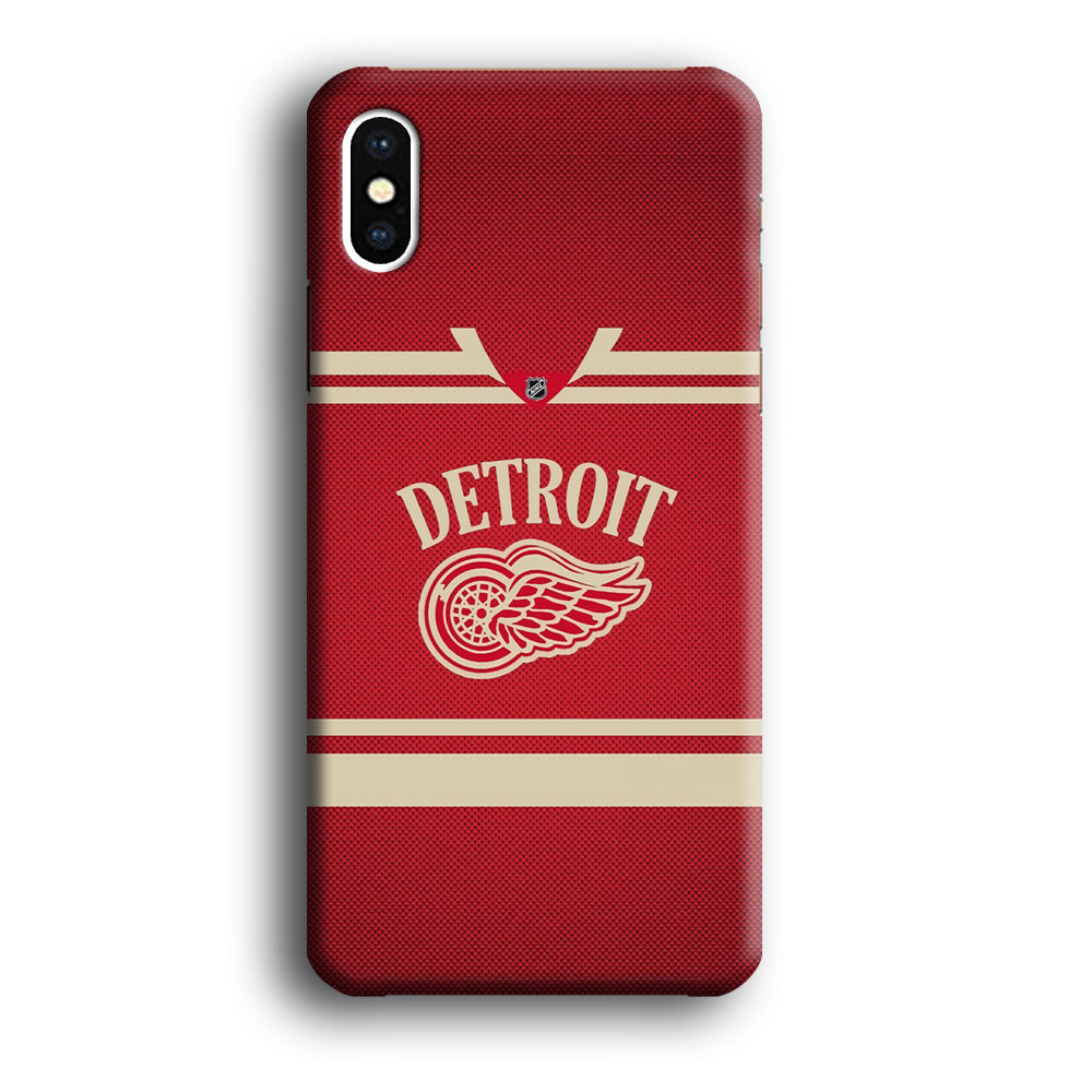 Hockey Detroit Red Wings NHL 002 iPhone Xs Case