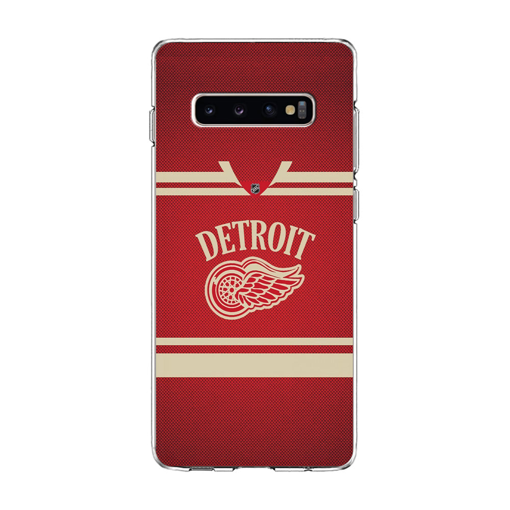 Hockey Detroit Red Wings NHL 002 Samsung Galaxy S10 Plus Case