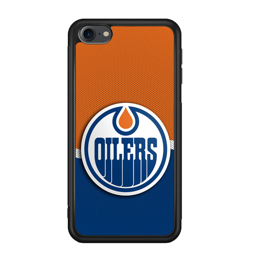 Hockey Edmonton Oilers NHL 002 iPod Touch 6 Case-Phone Case-Rubber White (2D Case)-Altracase