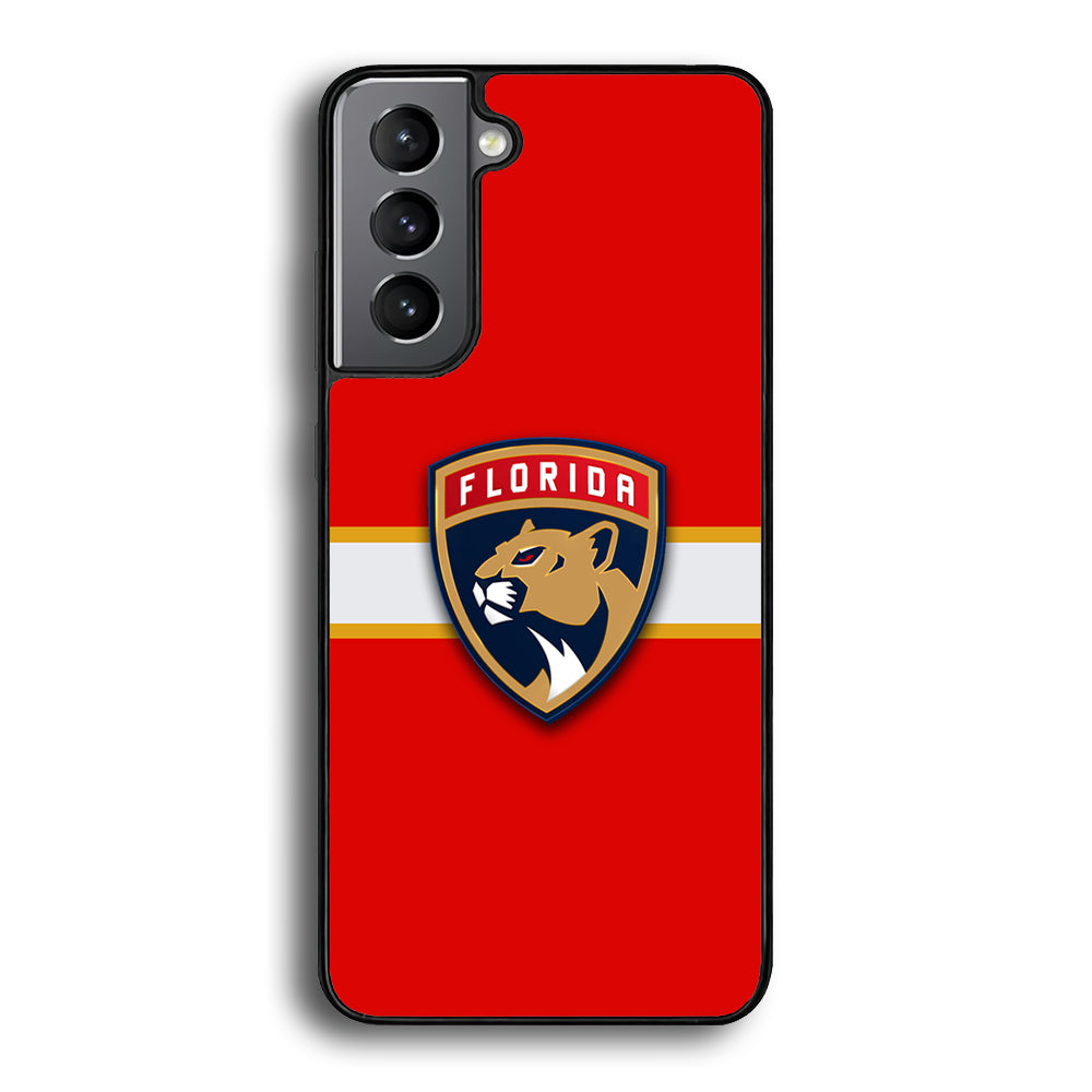 Hockey Florida Panthers NHL 002 Samsung Galaxy S21 Plus Case-Phone Case-Rubber Black (2D Case)-Altracase