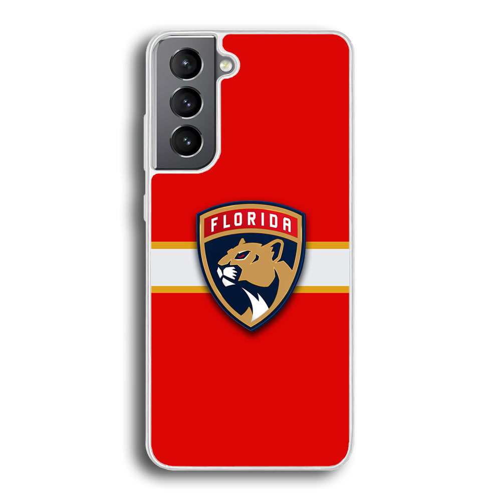 Hockey Florida Panthers NHL 002 Samsung Galaxy S21 Plus Case-Phone Case-Rubber White (2D Case)-Altracase