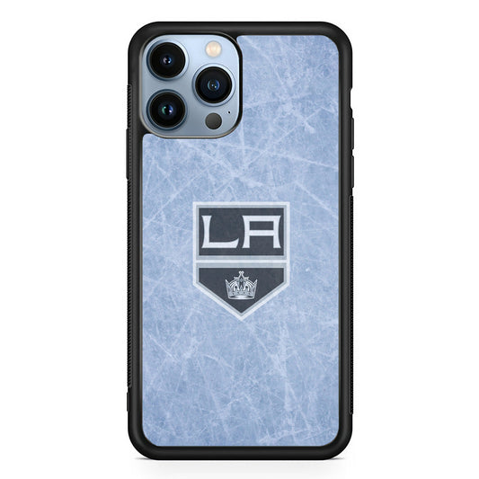 Hockey Los Angeles Kings NHL 001 iPhone 14 Pro Max Case-Phone Case-Rubber Black (2D Case)-Altracase