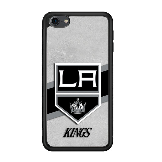 Hockey Los Angeles Kings NHL 002 iPod Touch 6 Case-Phone Case-Rubber White (2D Case)-Altracase