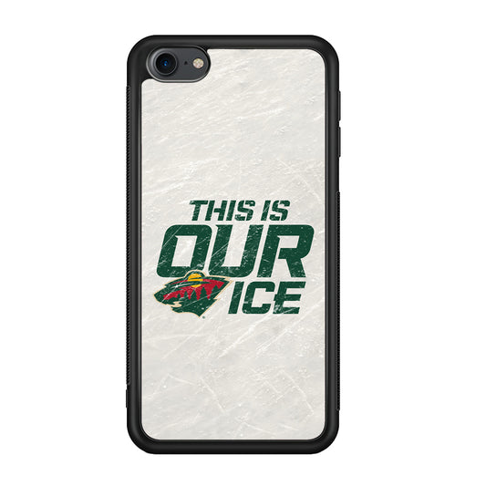 Hockey Minnesota Wild NHL 001 iPod Touch 6 Case-Phone Case-Rubber White (2D Case)-Altracase