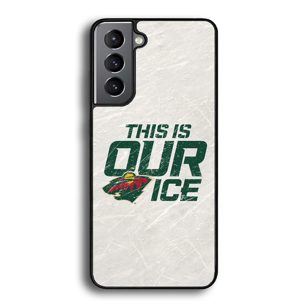 Hockey Minnesota Wild NHL 001 Samsung Galaxy S21 Plus Case-Phone Case-Rubber Black (2D Case)-Altracase