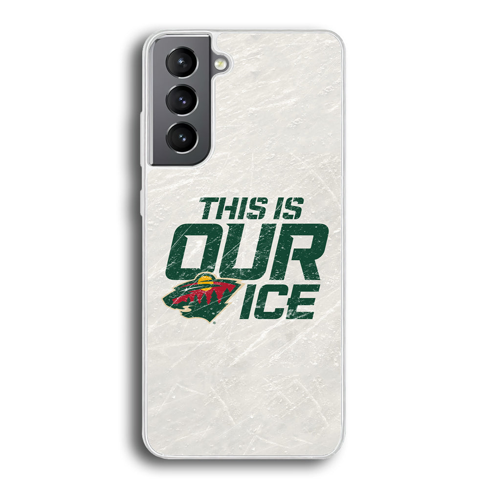 Hockey Minnesota Wild NHL 001 Samsung Galaxy S21 Plus Case-Phone Case-Rubber White (2D Case)-Altracase
