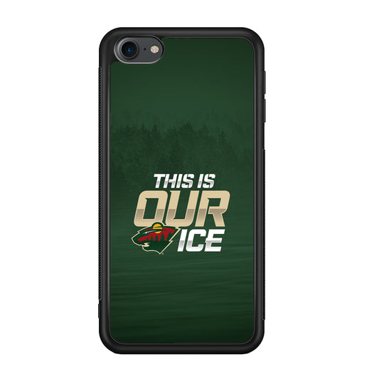Hockey Minnesota Wild NHL 002 iPod Touch 6 Case-Phone Case-Rubber White (2D Case)-Altracase