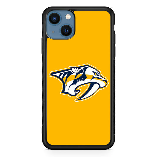Hockey Nashville Predators NHL 002 iPhone 14 Plus Case-Phone Case-Rubber Black (2D Case)-Altracase