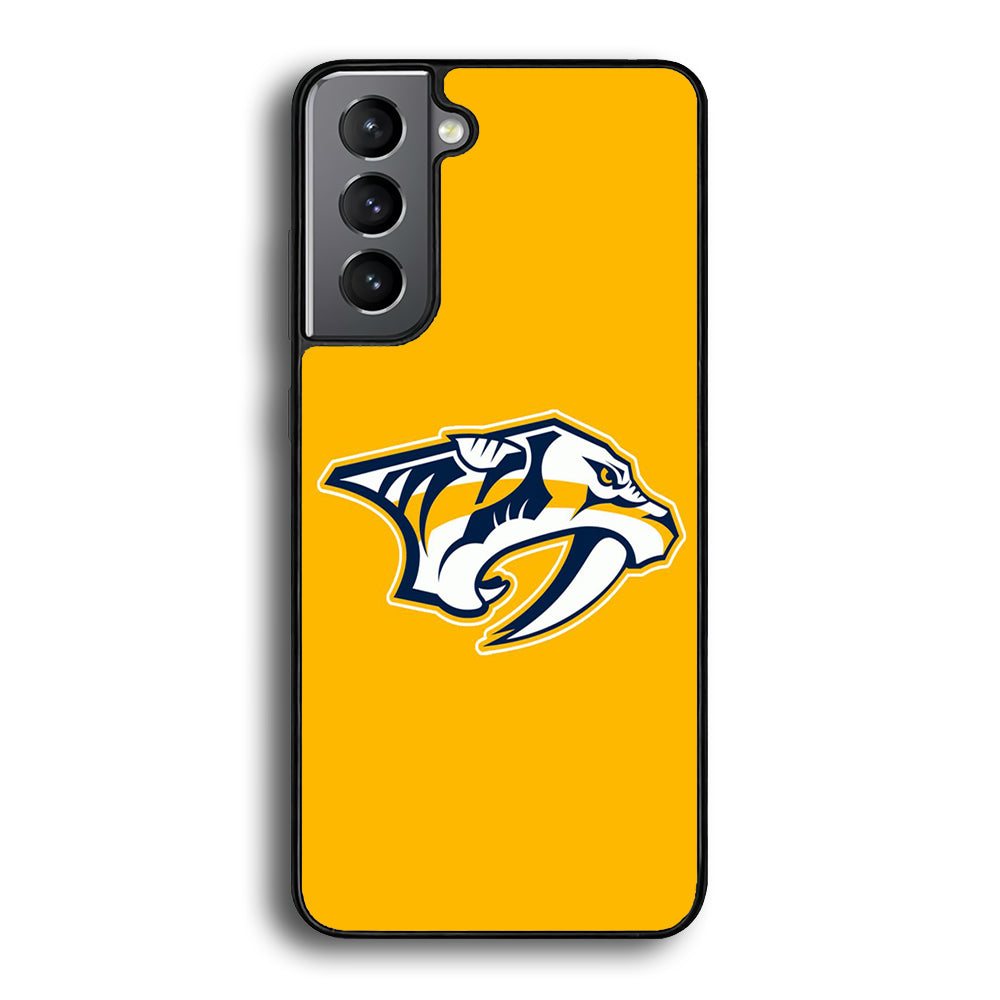 Hockey Nashville Predators NHL 002 Samsung Galaxy S21 Plus Case-Phone Case-Rubber Black (2D Case)-Altracase