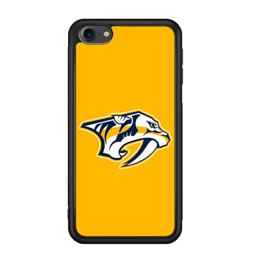 Hockey Nashville Predators NHL 002 iPod Touch 6 Case-Phone Case-Rubber White (2D Case)-Altracase