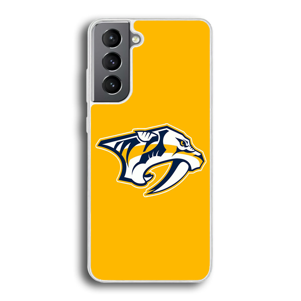 Hockey Nashville Predators NHL 002 Samsung Galaxy S21 Plus Case-Phone Case-Rubber White (2D Case)-Altracase