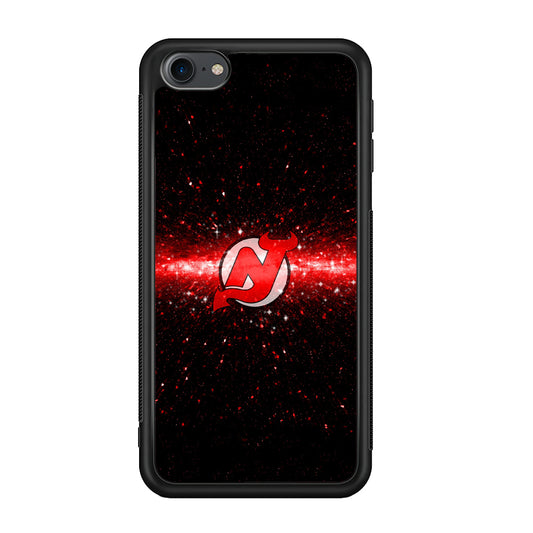 Hockey New Jersey Devils NHL 001 iPod Touch 6 Case-Phone Case-Rubber White (2D Case)-Altracase