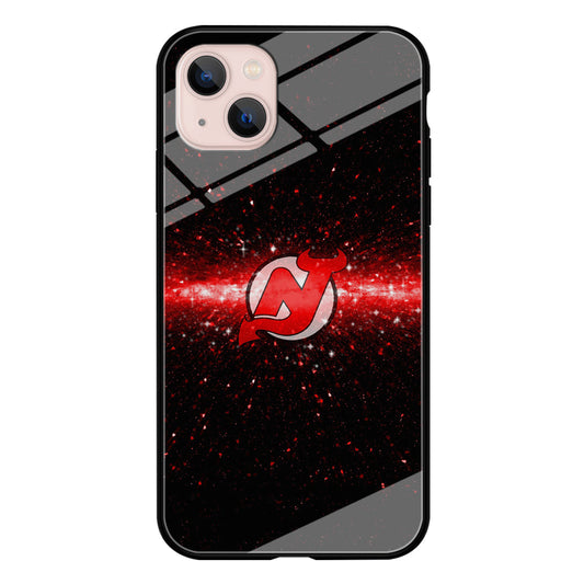 Hockey New Jersey Devils NHL 001 iPhone 14 Case-Phone Case-Tempered Glass Case-Altracase