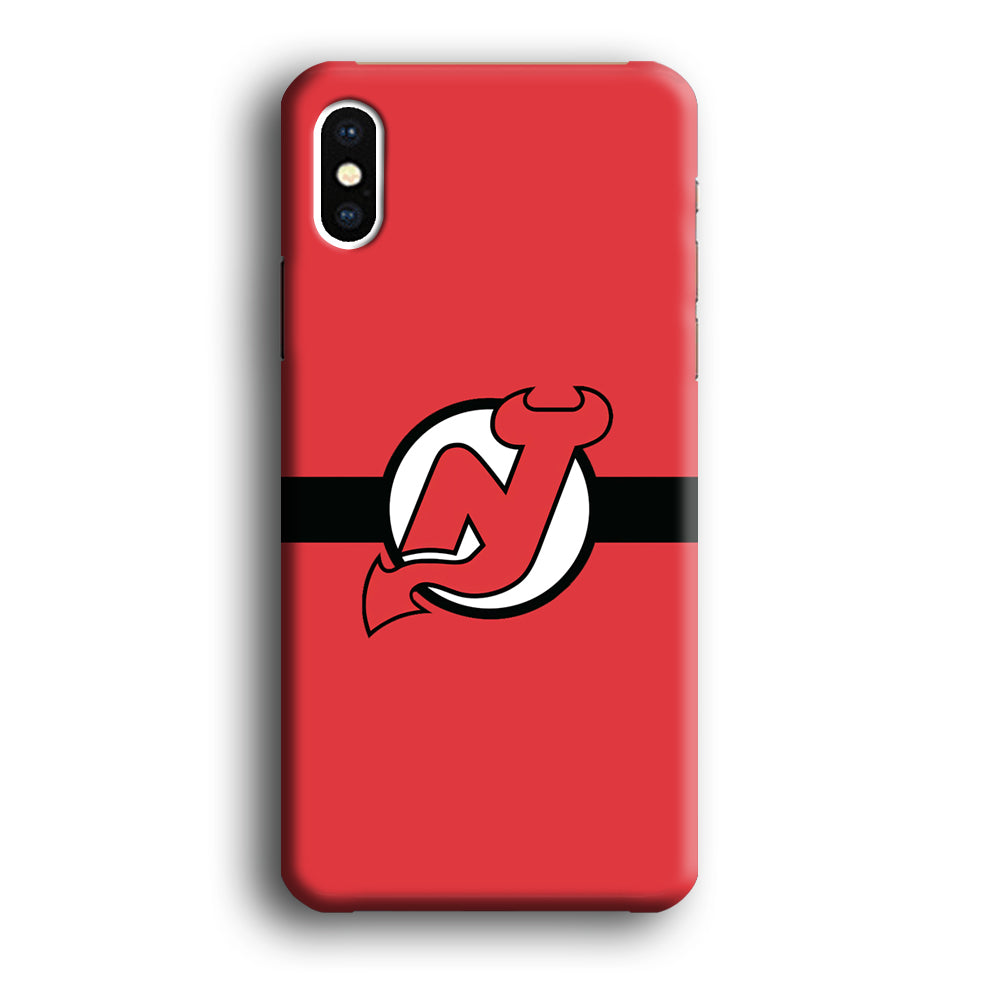 Hockey New Jersey Devils NHL 002 iPhone X Case