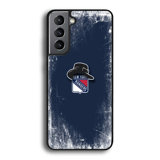 Hockey New York Rangers NHL 001 Samsung Galaxy S24 Case-Phone Case-Rubber Black (2D Case)-Altracase