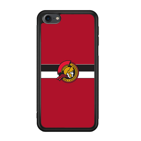Hockey Ottawa Senators NHL 001 iPod Touch 6 Case-Phone Case-Rubber White (2D Case)-Altracase