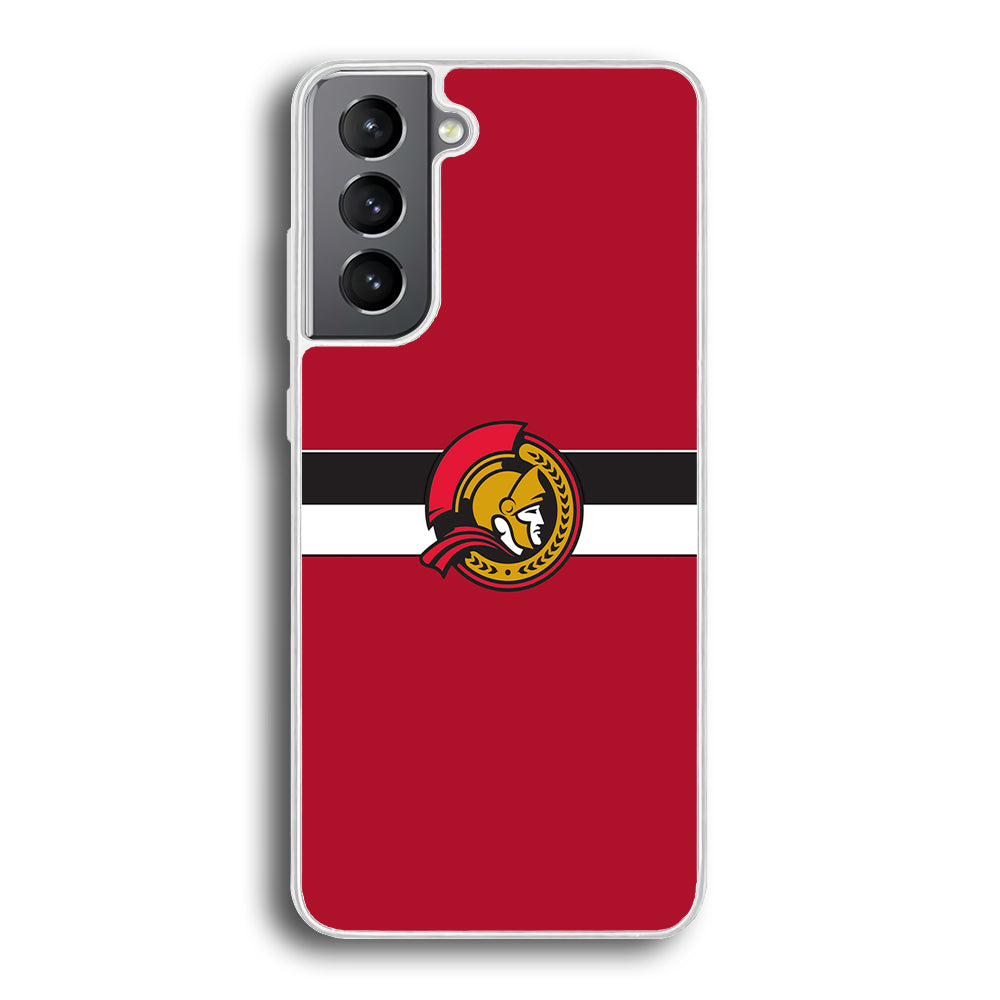 Hockey Ottawa Senators NHL 001 Samsung Galaxy S22 Plus Case-Phone Case-Rubber White (2D Case)-Altracase