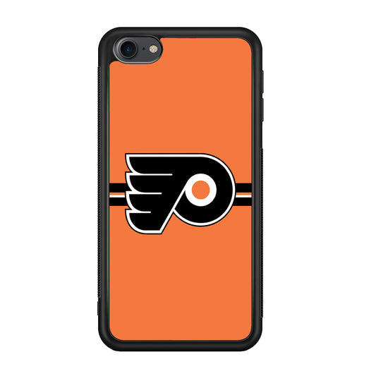 Hockey Philadelphia Flyers NHL 002 iPod Touch 6 Case-Phone Case-Rubber White (2D Case)-Altracase