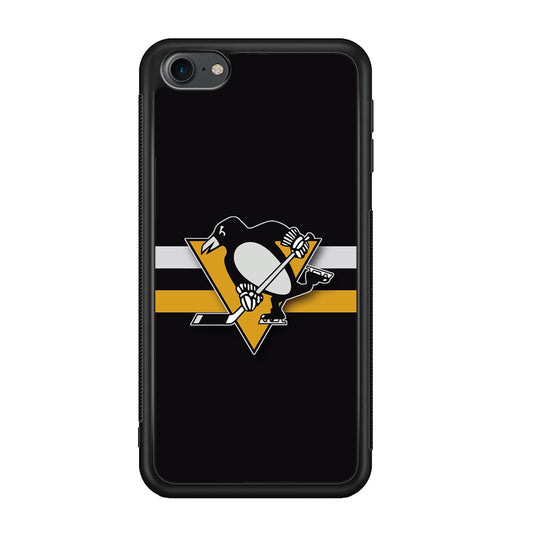 Hockey Pittsburgh Penguins NHL 001 iPod Touch 6 Case-Phone Case-Rubber White (2D Case)-Altracase