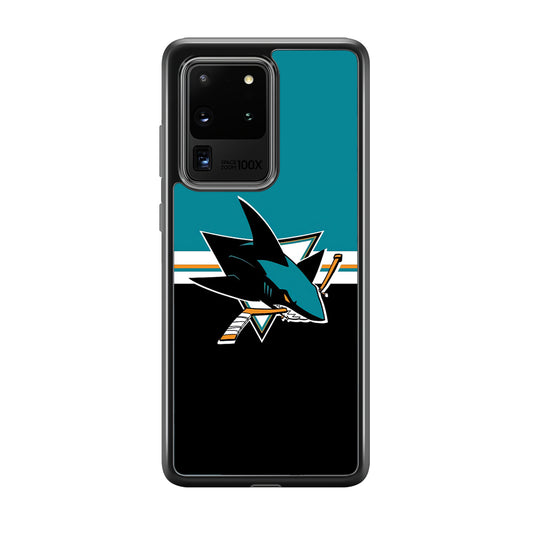 Hockey San Jose Sharks NHL 001 Samsung Galaxy S20 Ultra Case-Phone Case-Rubber Black (2D Case)-Altracase