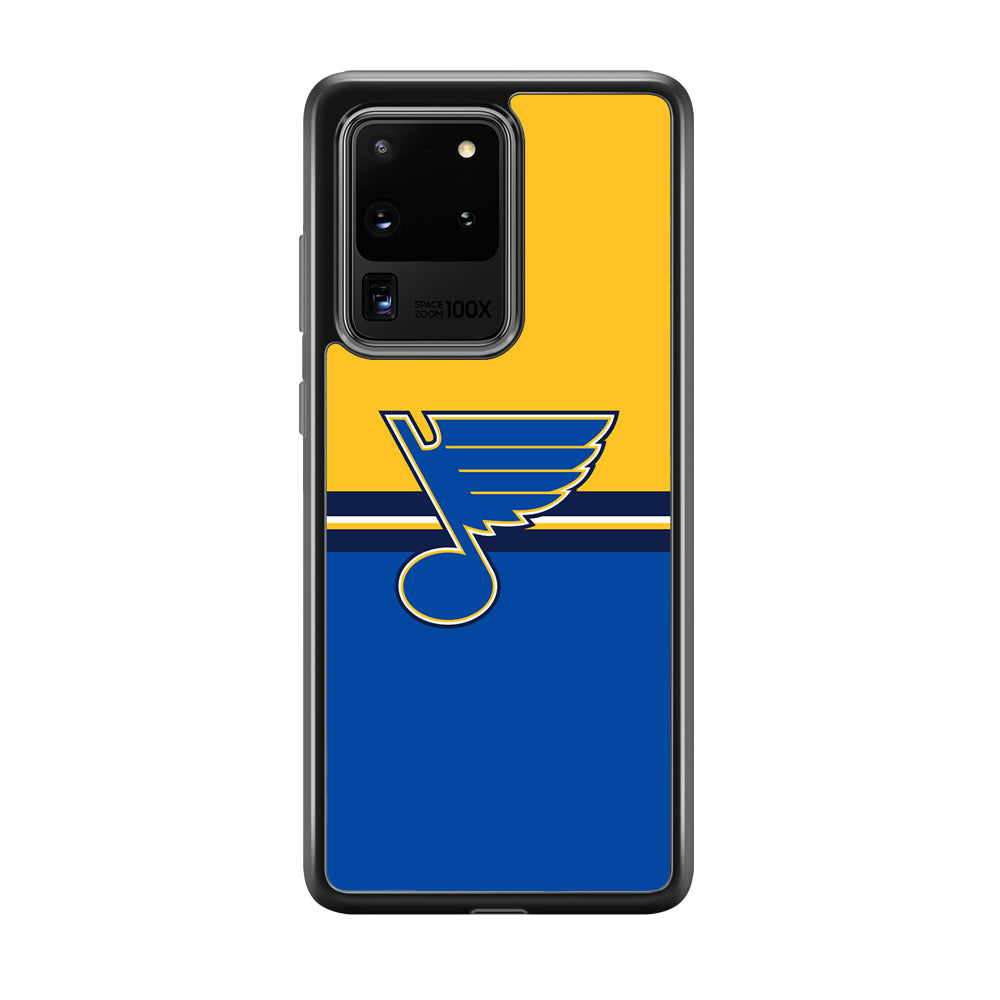 Hockey St. Louis Blues NHL 001 Samsung Galaxy S20 Ultra Case-Phone Case-Rubber Black (2D Case)-Altracase