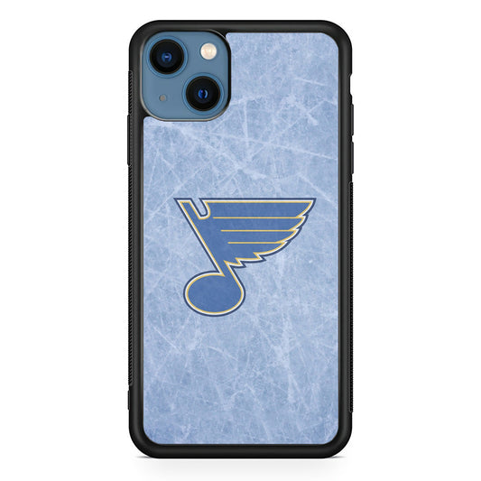 Hockey St. Louis Blues NHL 002 iPhone 14 Plus Case-Phone Case-Rubber Black (2D Case)-Altracase
