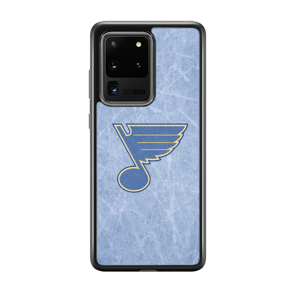 Hockey St. Louis Blues NHL 002 Samsung Galaxy S20 Ultra Case-Phone Case-Rubber Black (2D Case)-Altracase