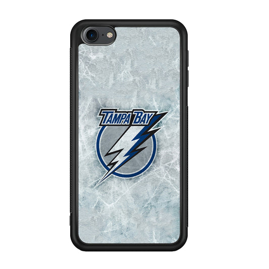 Hockey Tampa Bay Lightning NHL 001 iPod Touch 6 Case-Phone Case-Rubber White (2D Case)-Altracase