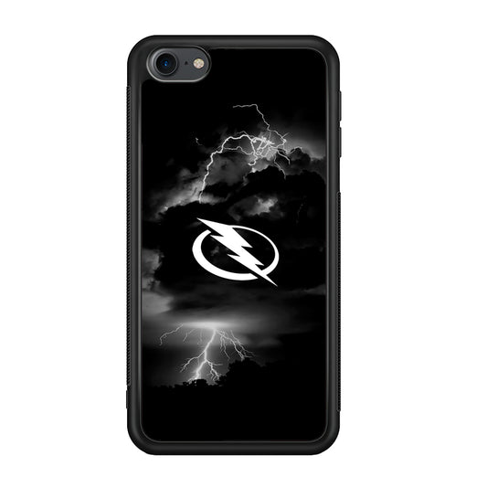 Hockey Tampa Bay Lightning NHL 002 iPod Touch 6 Case-Phone Case-Rubber White (2D Case)-Altracase