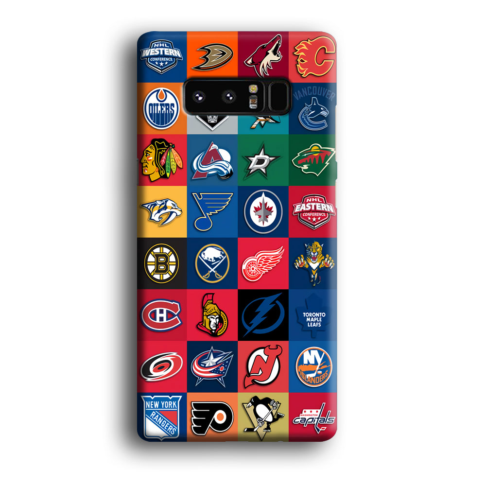 Hockey Teams NHL 001 Samsung Galaxy Note 8 Case