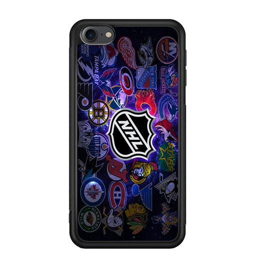 Hockey Teams NHL 002 iPod Touch 6 Case-Phone Case-Rubber White (2D Case)-Altracase