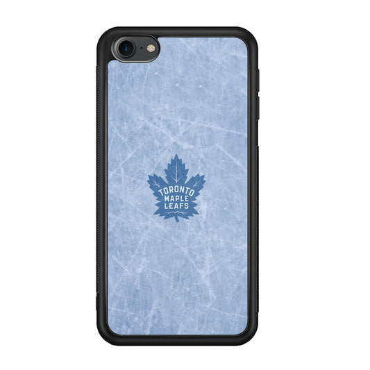 Hockey Toronto Maple Leafs NHL 001 iPod Touch 6 Case-Phone Case-Rubber White (2D Case)-Altracase
