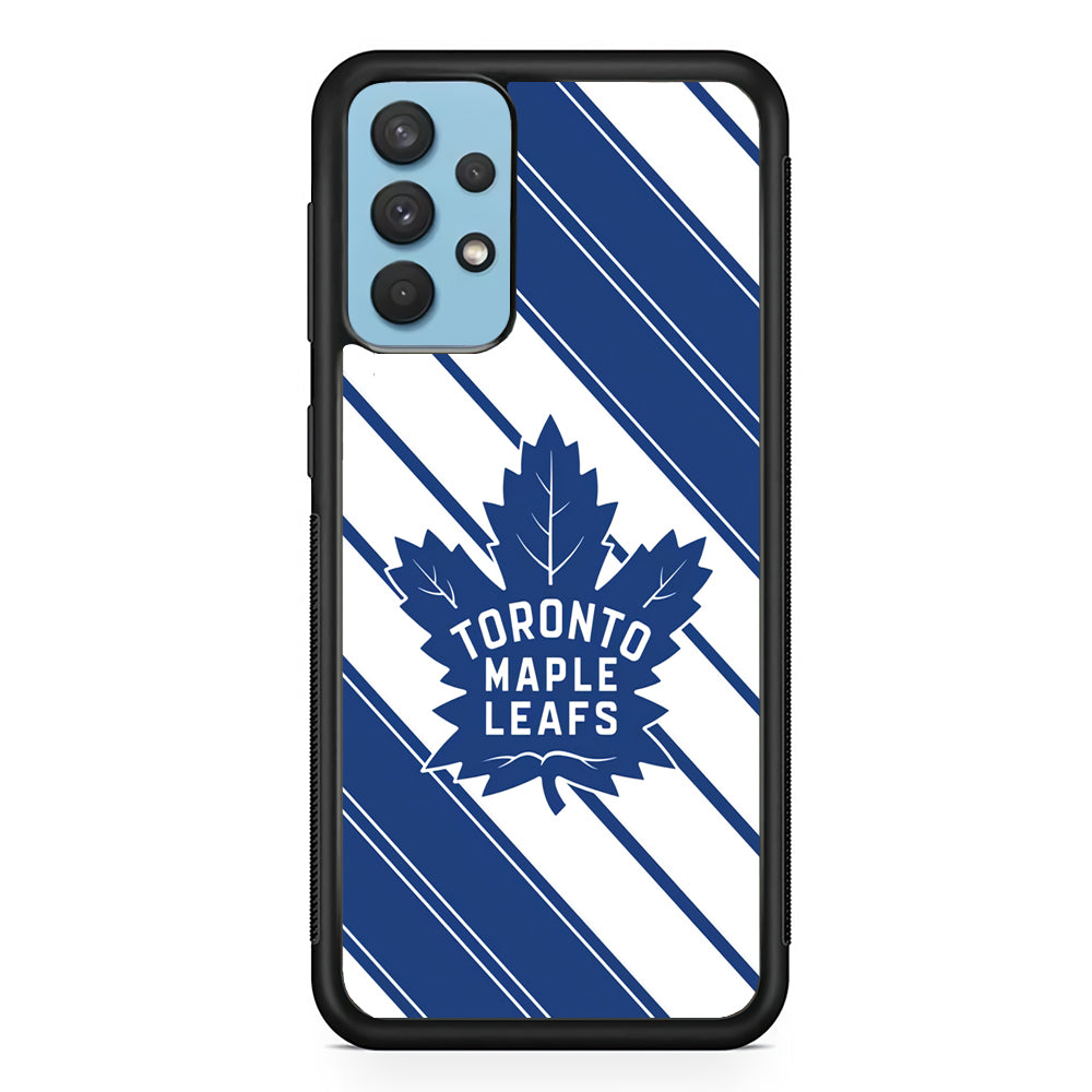 Hockey Toronto Maple Leafs NHL 002 Samsung Galaxy A32 Case-Phone Case-Rubber Black (2D Case)-Altracase