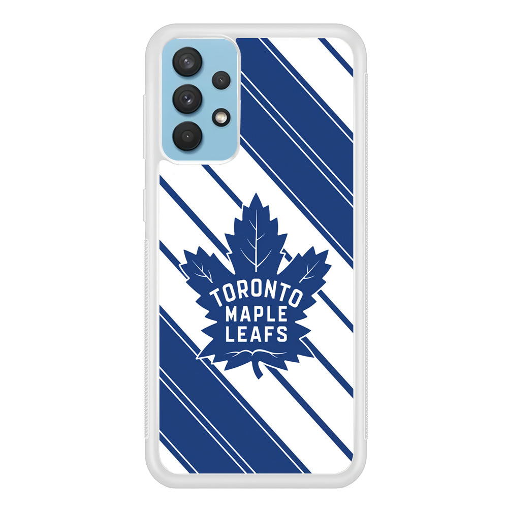 Hockey Toronto Maple Leafs NHL 002 Samsung Galaxy A32 Case-Phone Case-Rubber White (2D Case)-Altracase