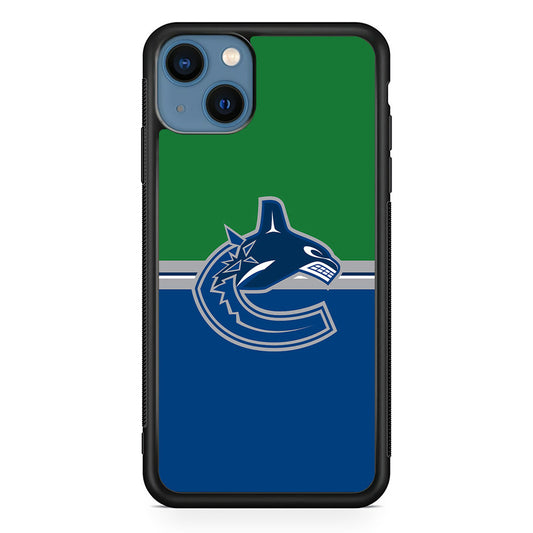 Hockey Vancouver Canucks NHL 002 iPhone 14 Plus Case-Phone Case-Rubber Black (2D Case)-Altracase