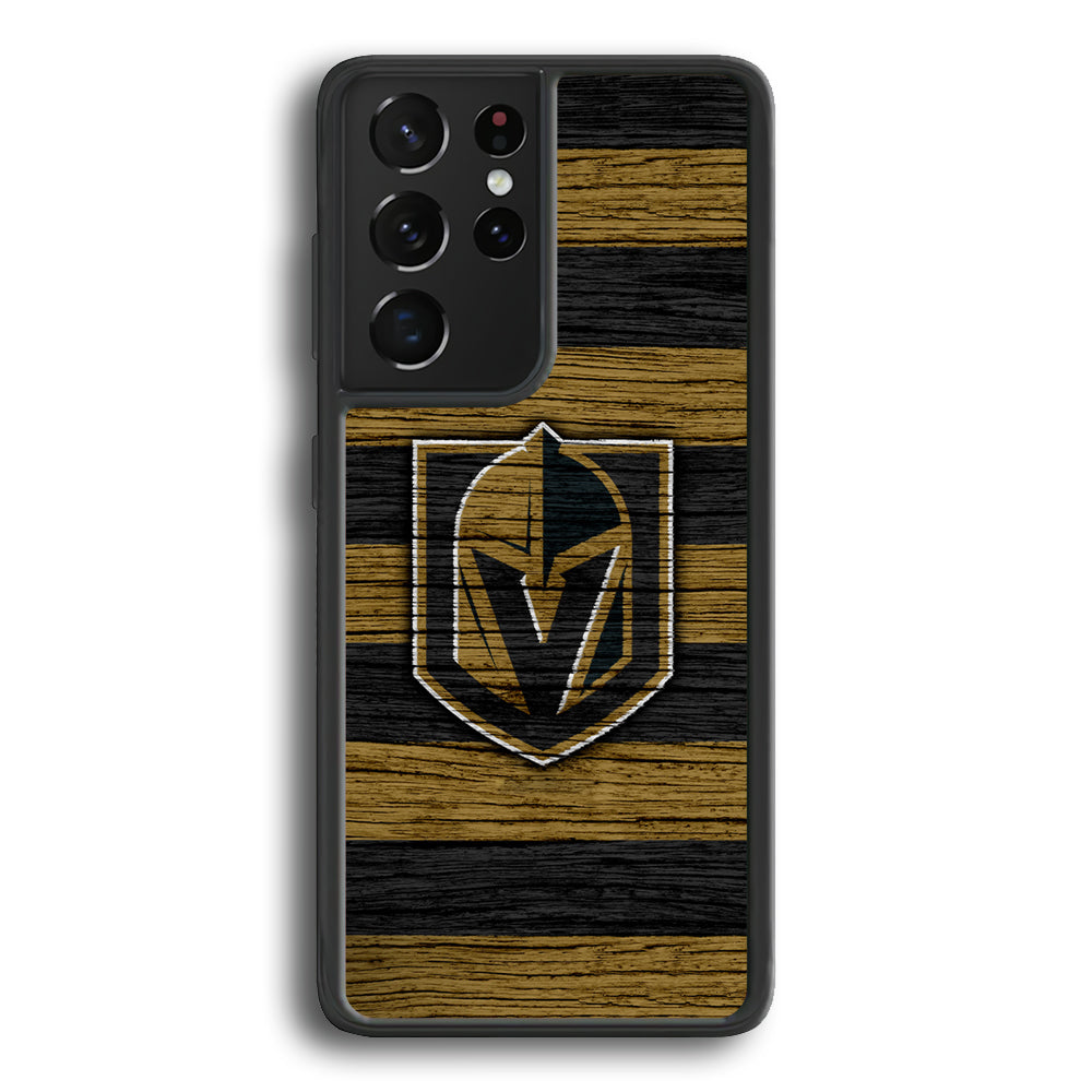 Hockey Vegas Golden Knights NHL 001 Samsung Galaxy S23 Ultra Case-Phone Case-Rubber Black (2D Case)-Altracase