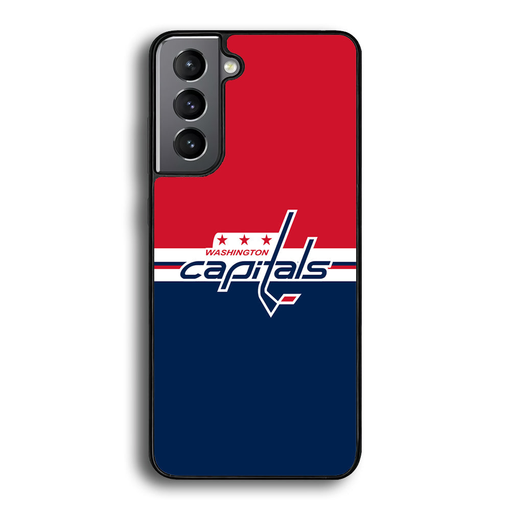 Hockey Washington Capitals NHL 002 Samsung Galaxy S24 Plus Case-Phone Case-Rubber Black (2D Case)-Altracase