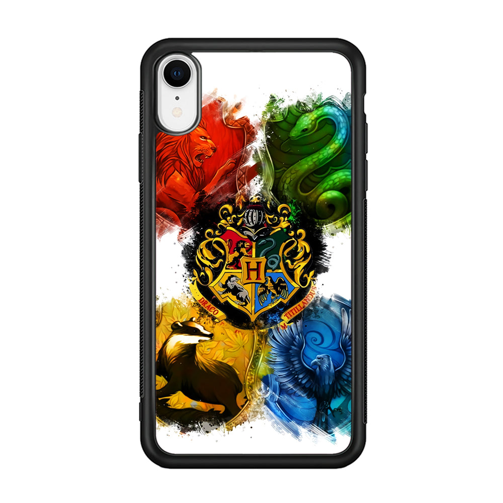 Hogwarts Harry Potter Art iPhone XR Case