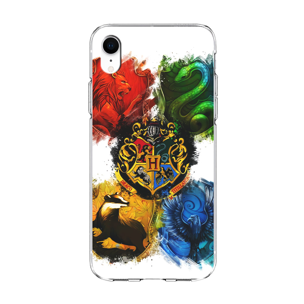 Hogwarts Harry Potter Art iPhone XR Case