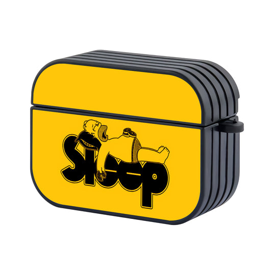 Homer Simpson Eats While Sleeping Apple AirPods Pro 3 Case-AirPods Pro 3 Case-Altracase