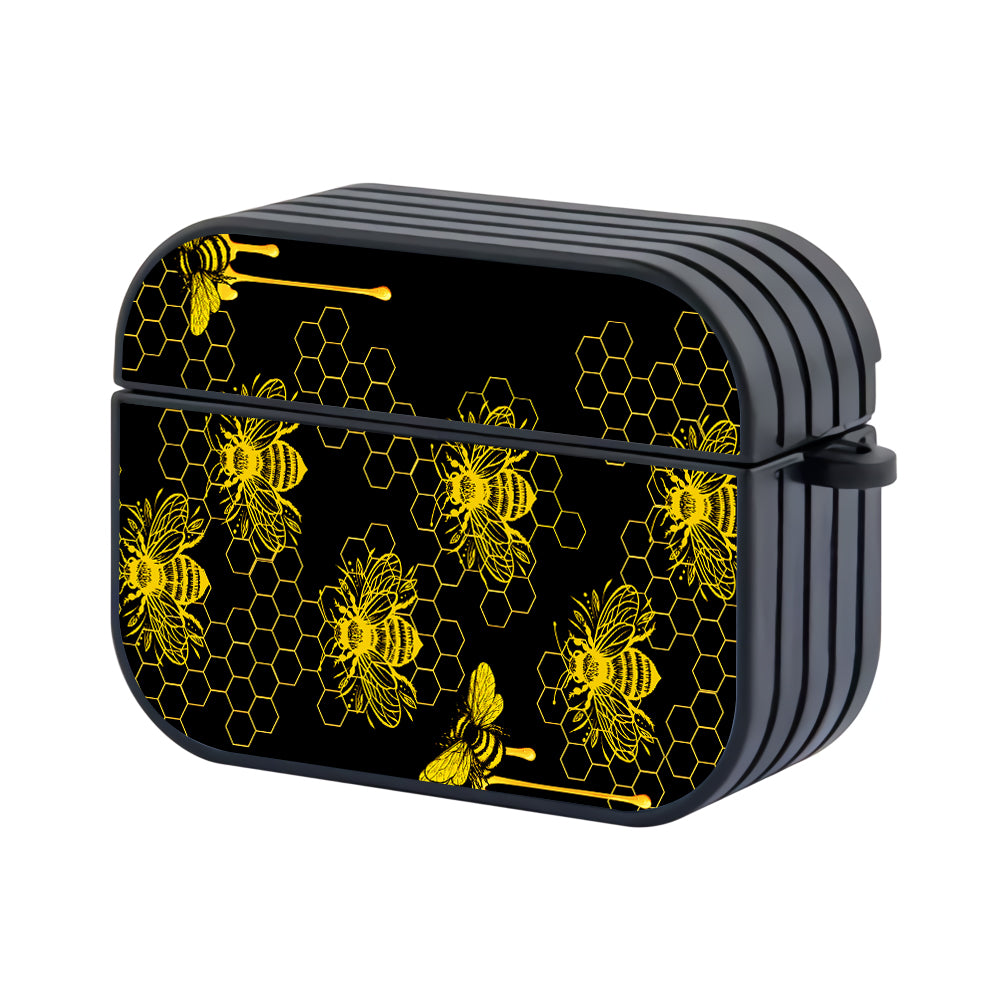 Honey Bees and Hexagons Apple Airpods Pro Case - Altracase