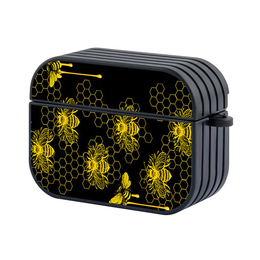 Honey Bees and Hexagons Apple Airpods Pro Case - Altracase