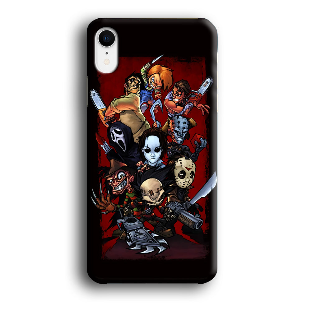 Horror Character Cartoon iPhone XR Case