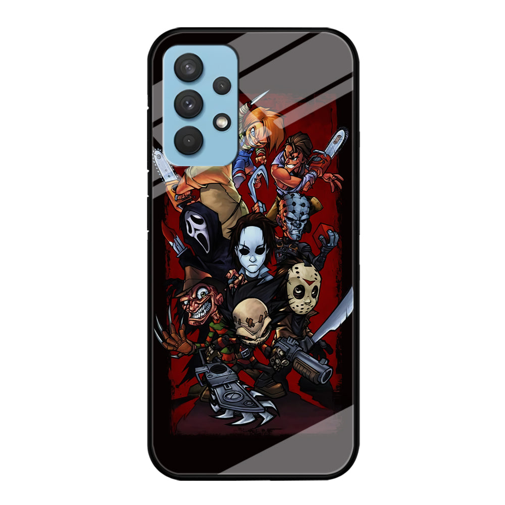 Horror Character Cartoon Samsung Galaxy A32 Case-Phone Case-Tempered Glass Case-Altracase