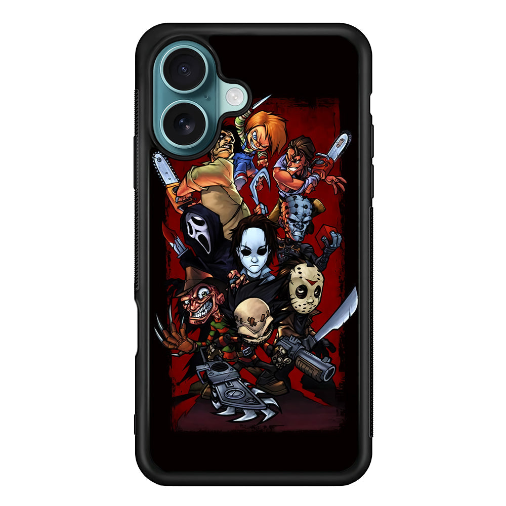 Horror Character Cartoon iPhone 16 Plus Case - Altracase