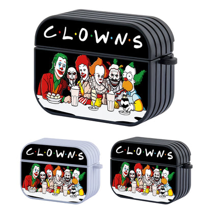 Horror Clowns Halloween Hard Plastic Case Cover For Apple Airpods Pro