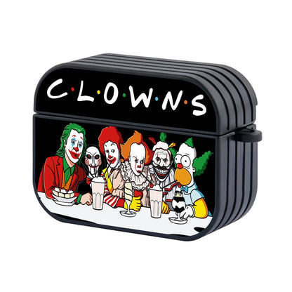 Horror Clowns Halloween Hard Plastic Case Cover For Apple Airpods Pro