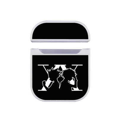 Hunter x Hunter Logo Silhouette Apple AirPods Case-AirPod Case-White-Altracase